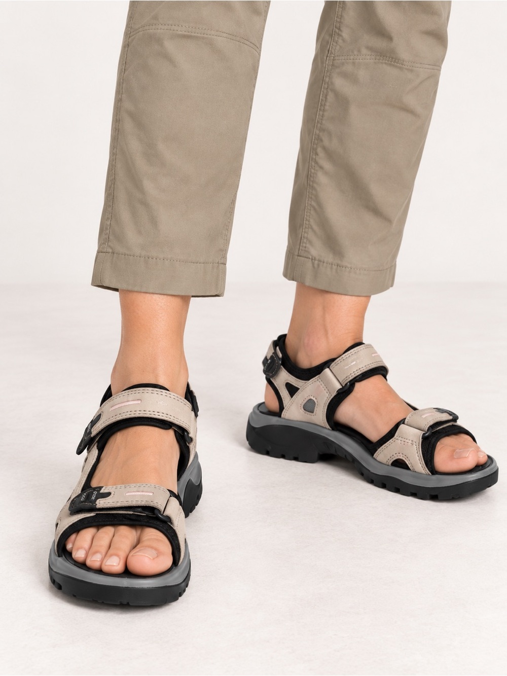 ECCO Offroad Yucatan Receptor Sandals Atmosphere Size 38 US 7–7.5 NIB